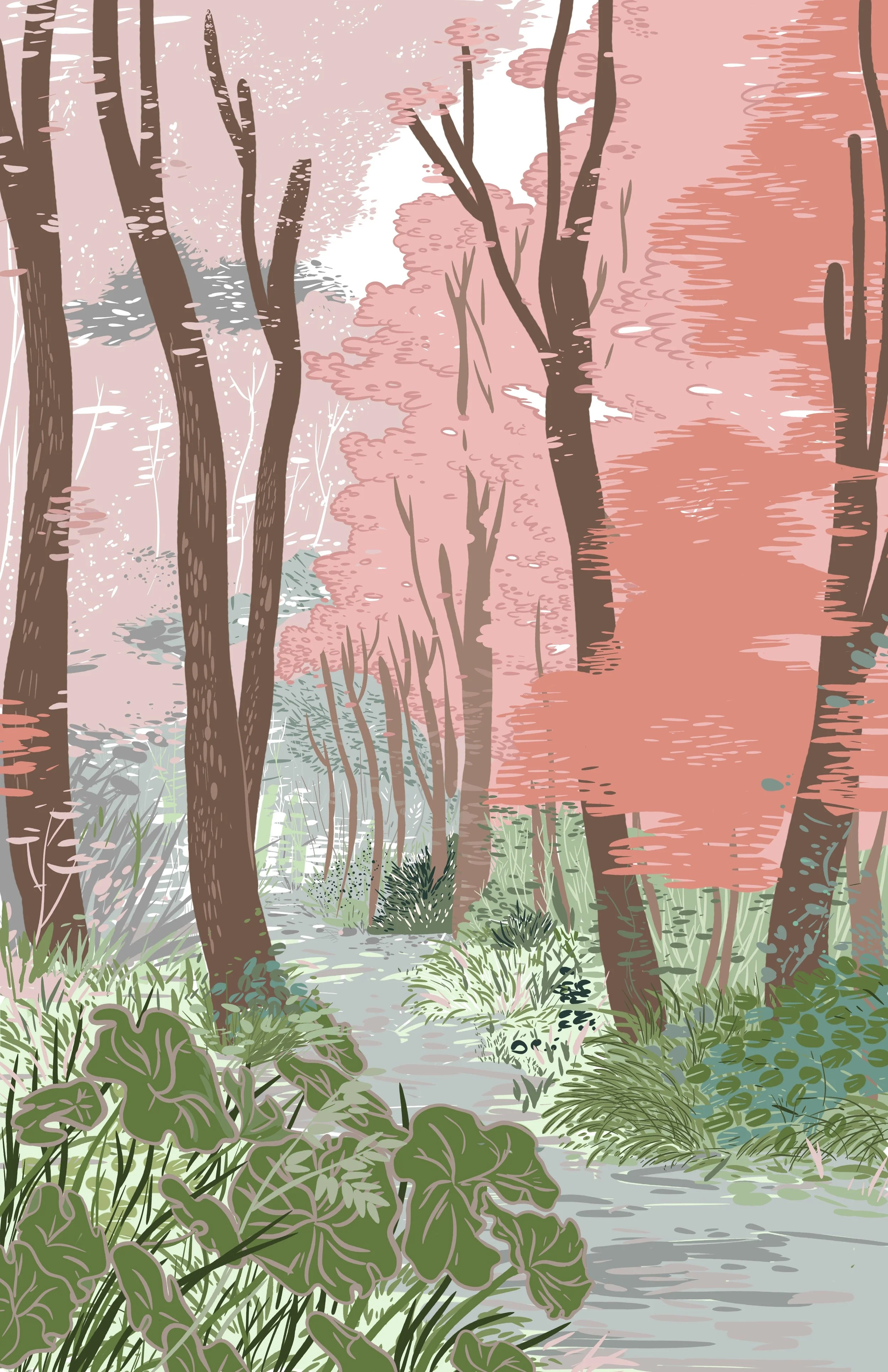 The Pink Woods