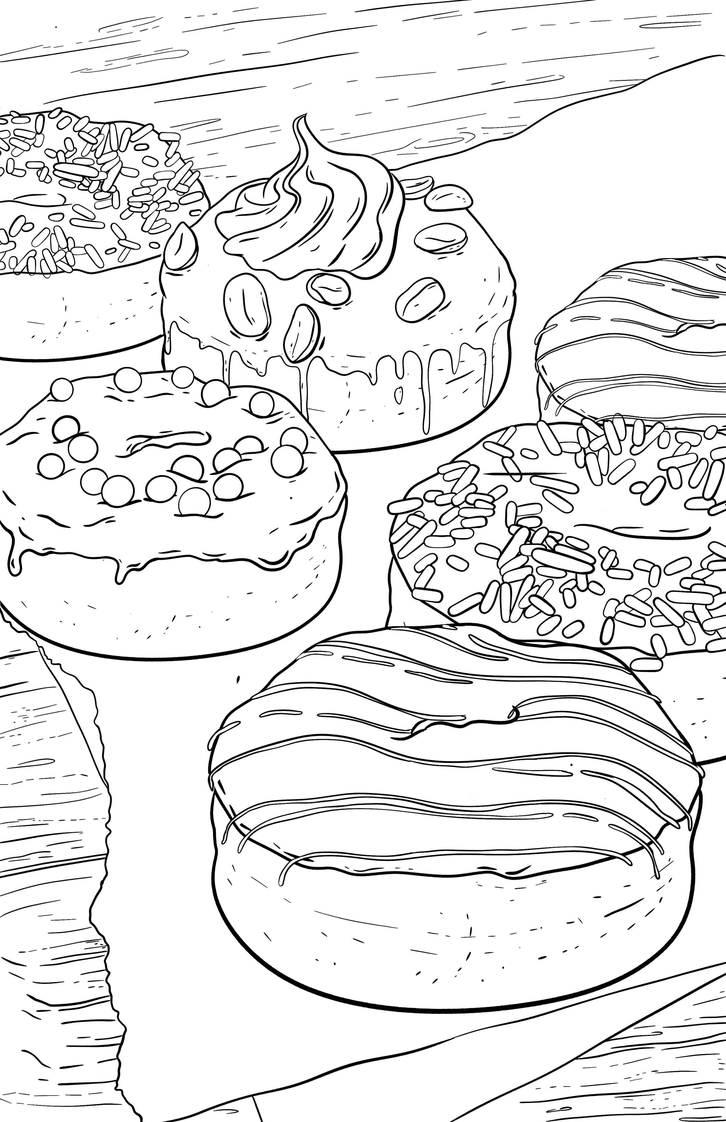 Eat Cake! Coloring Book Page 2