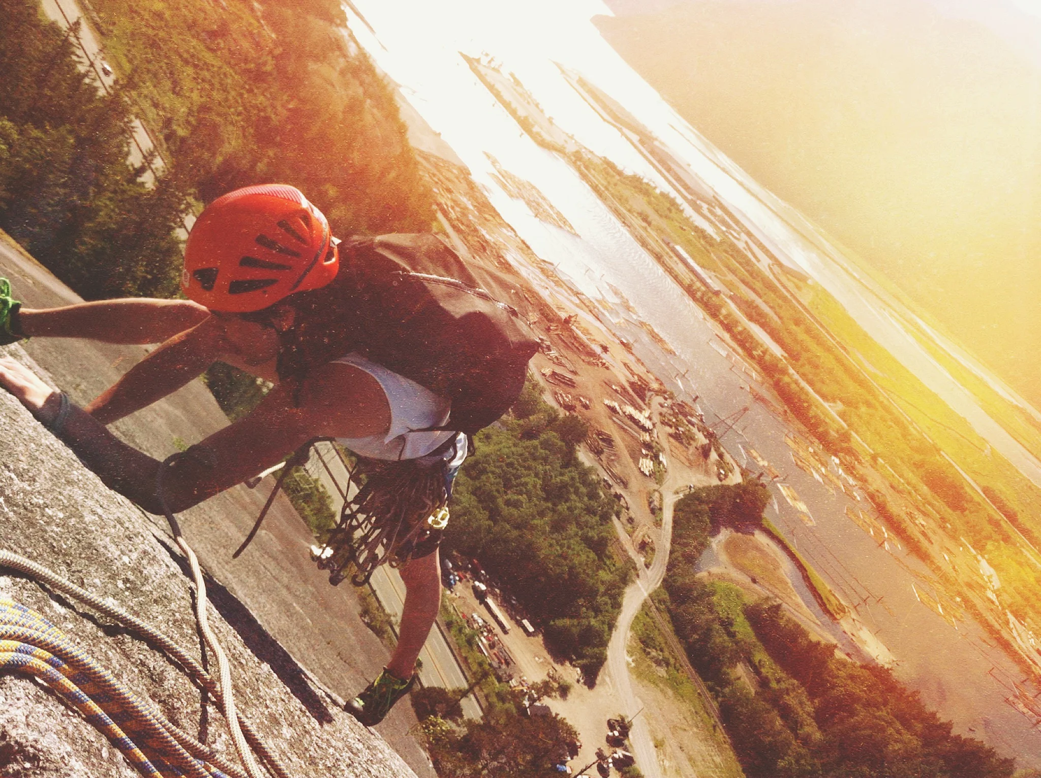 Eric Beckstead Climbing The Cheif.JPG