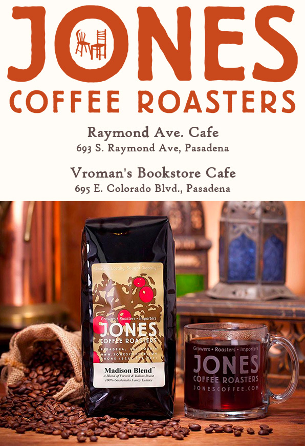 The source of the best coffee: Jones Coffee Roasters !