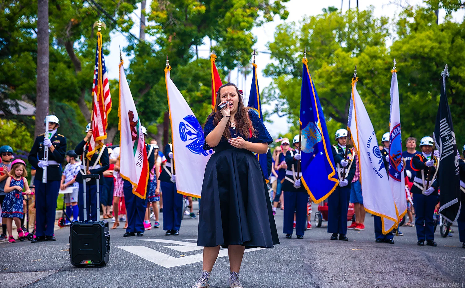 MHNA July 4th 2019 - National Anthem sung by Gwyneth Cole 1 - Glenn Camhi.jpg