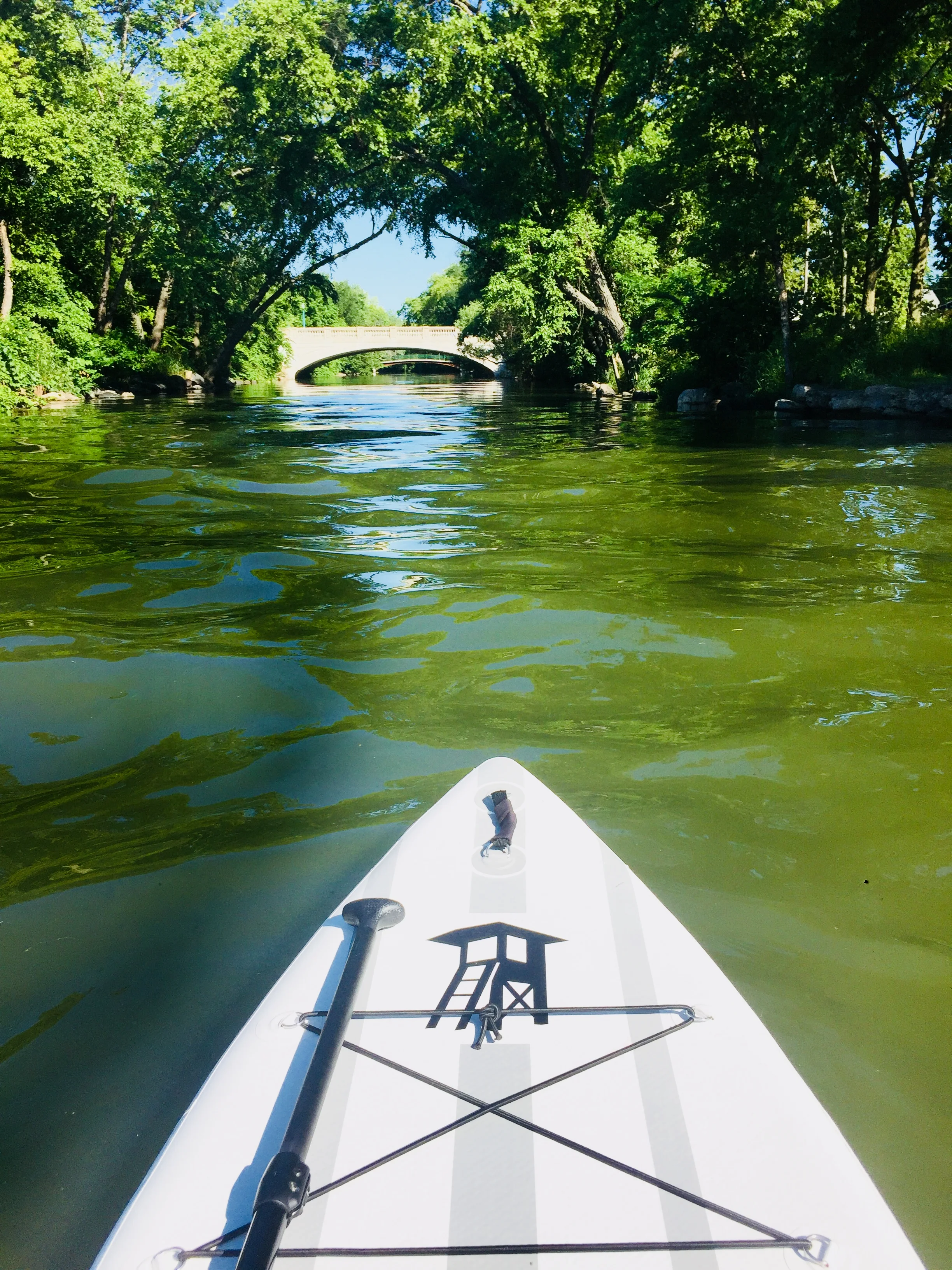 View of the Yahara River from Lake Monona