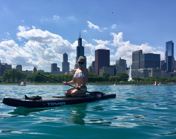 Anchored in Monroe Harbor, Chicago, IL
