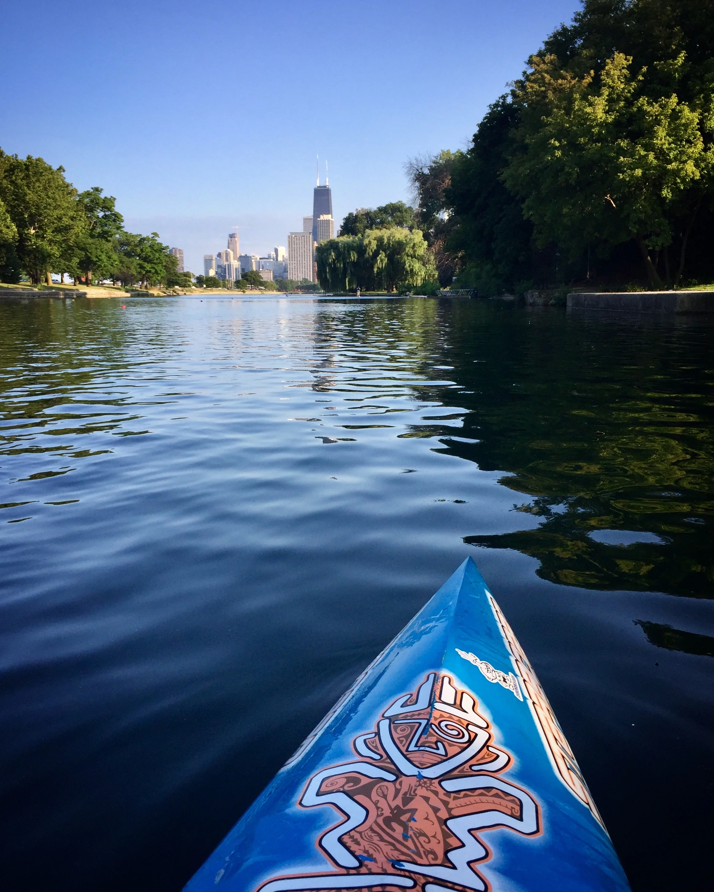 SUP Chicago:  Paddle Boarding in the South Lagoon