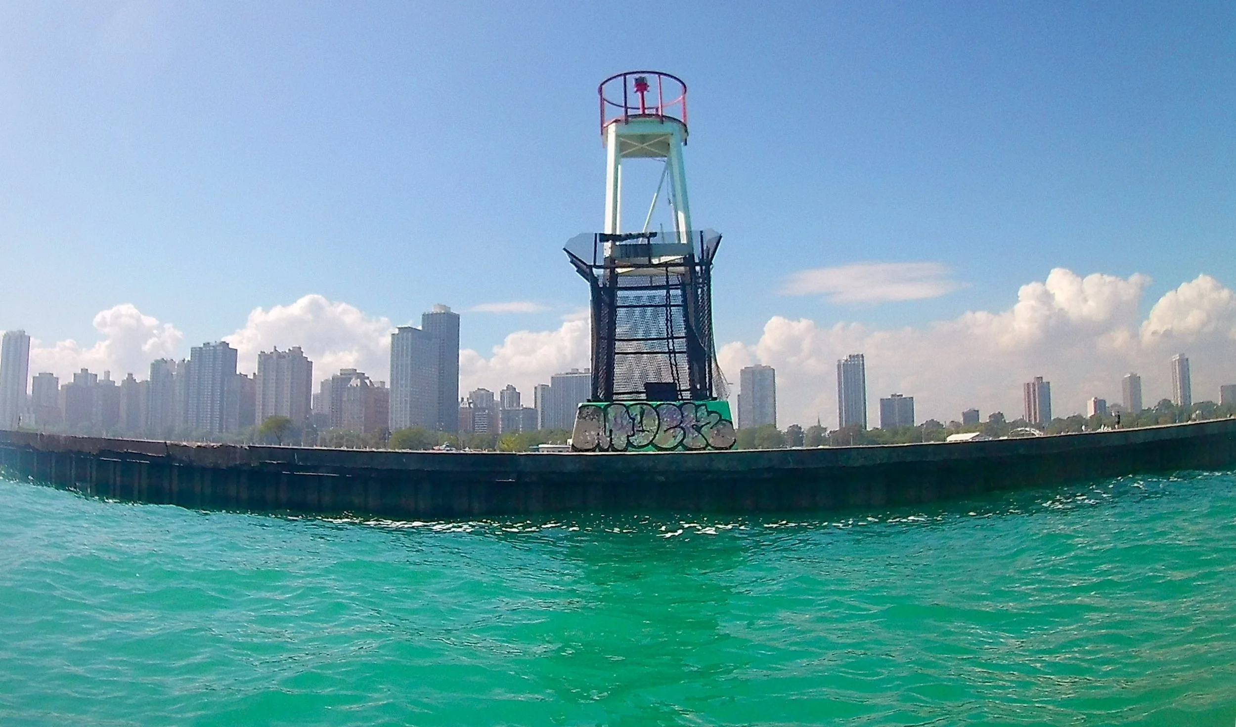 North Avenue Beach Break Wall