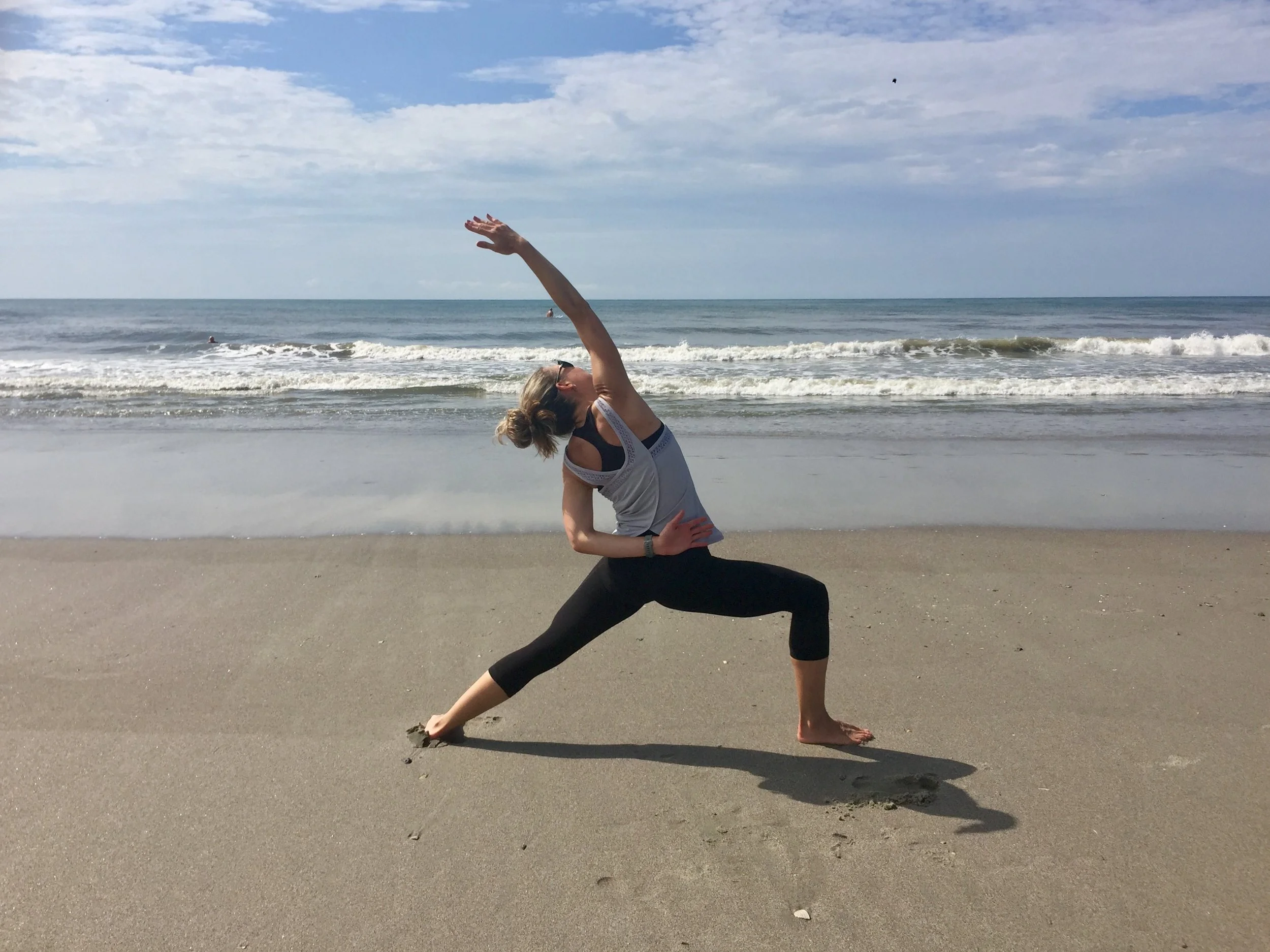 Yoga on the beach