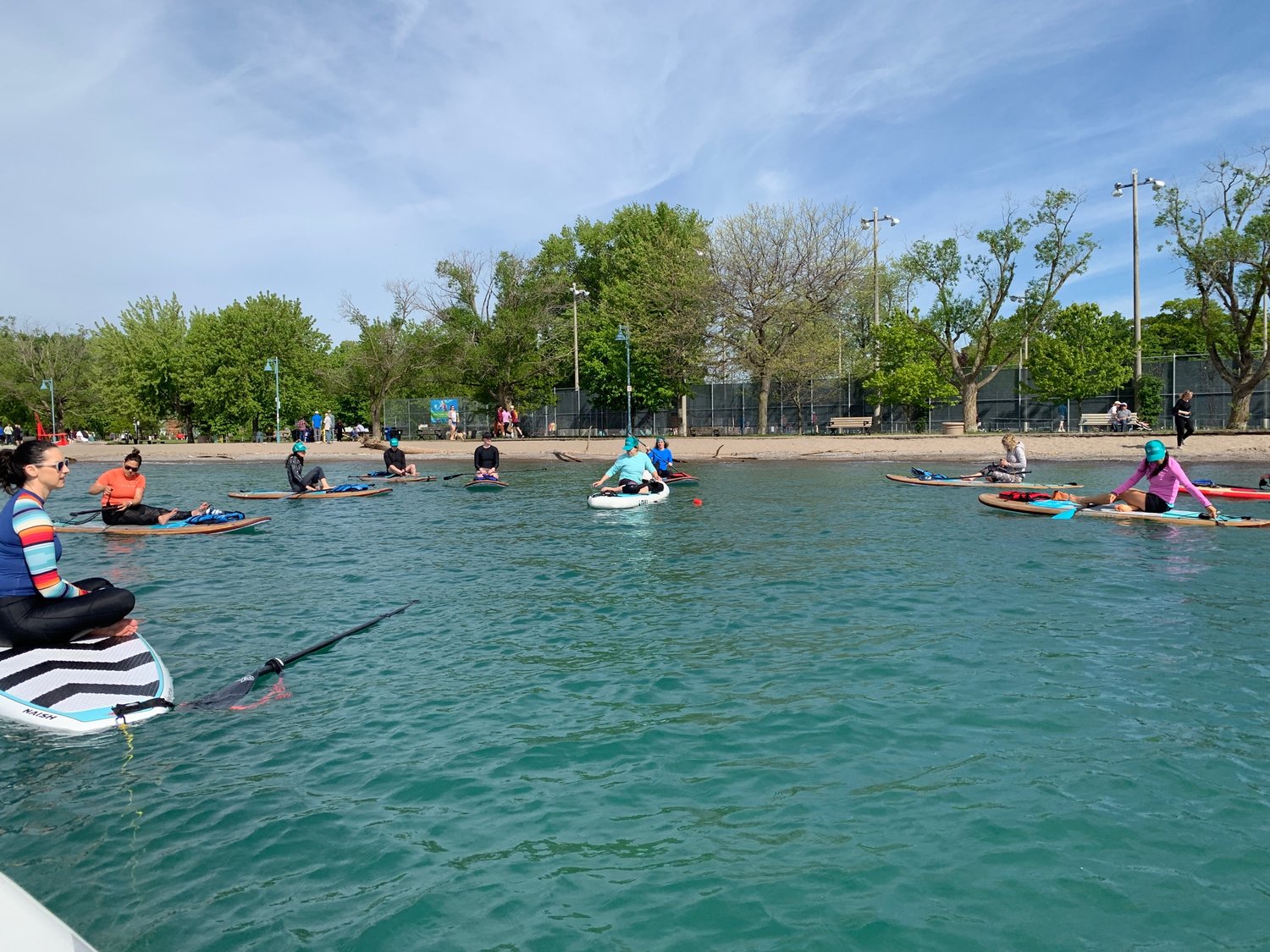 Getting ready to flow through the Gentle Wave sequence