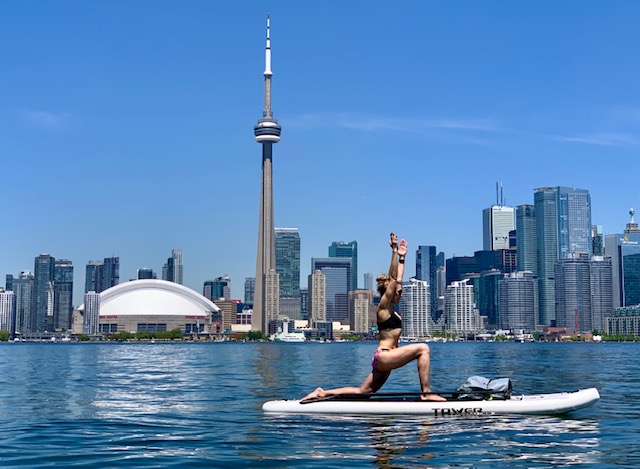 Traveling with my board in Toronto!