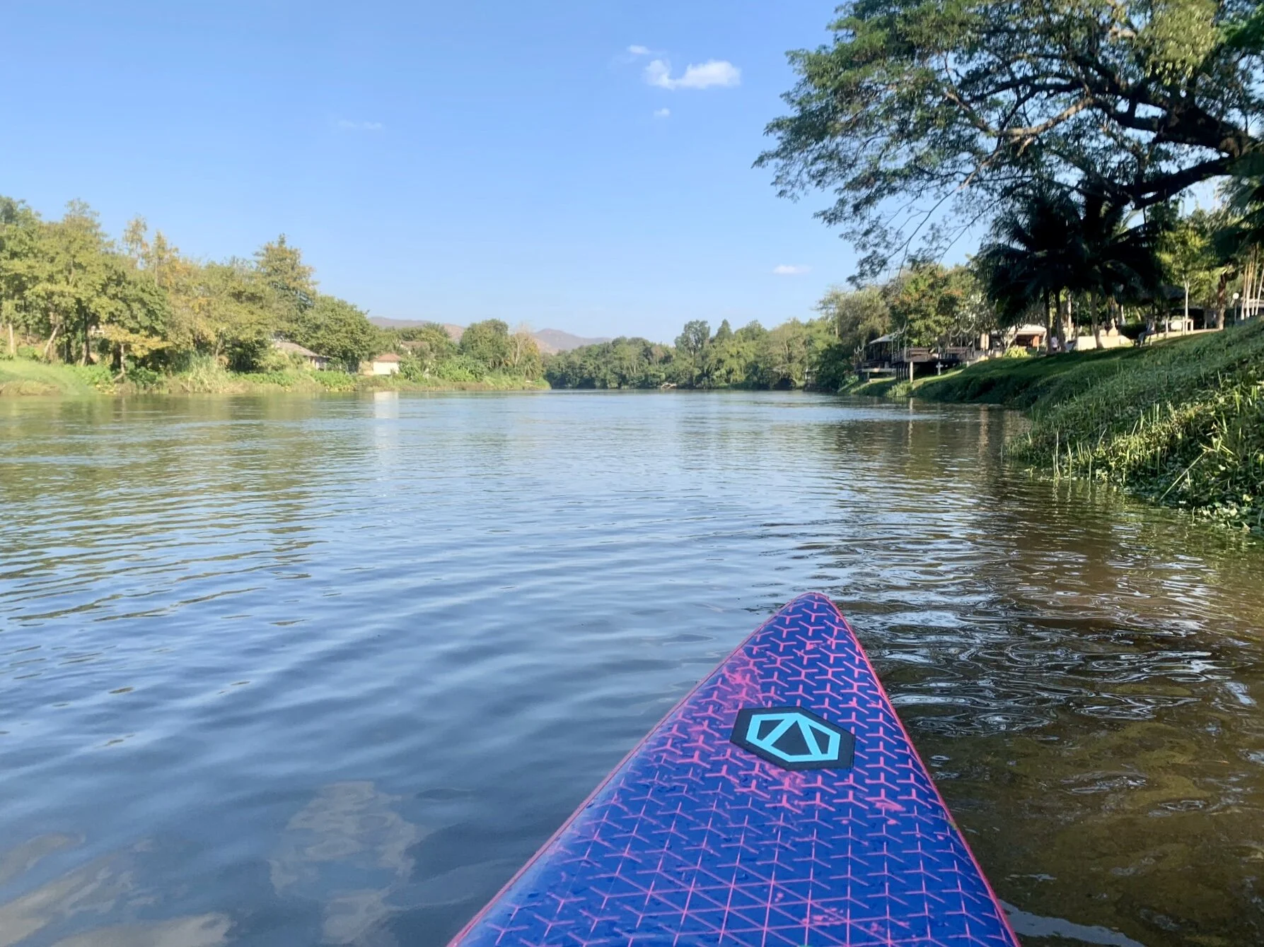 The fresh, clean waters of the Kwai River