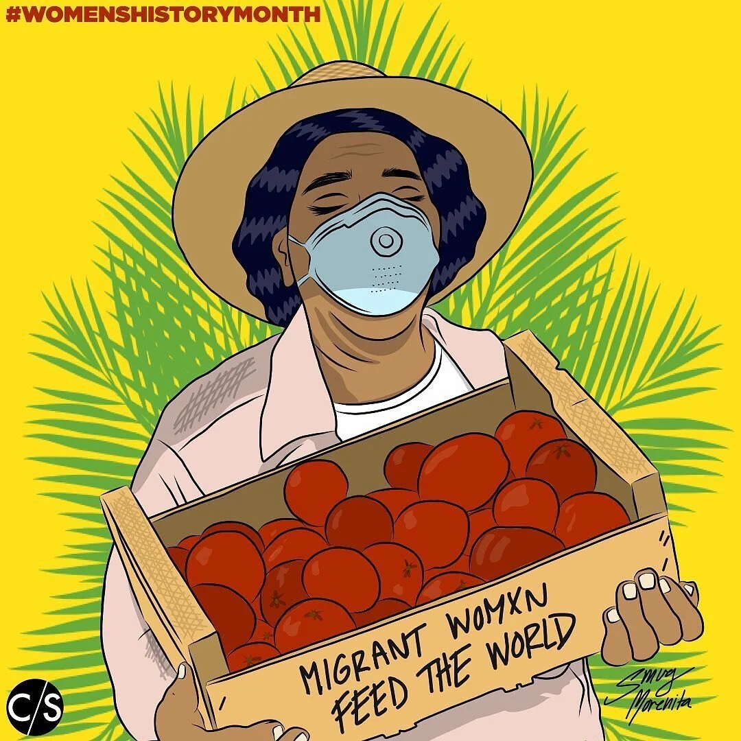 #repost @smugmorenita right now farm workers are not only subject to exploitation, and COVID, but toxic air from the fires. read on 
・・・
Migrant womxn farmworkers are frontline responders right now, risking their health to take care of their families