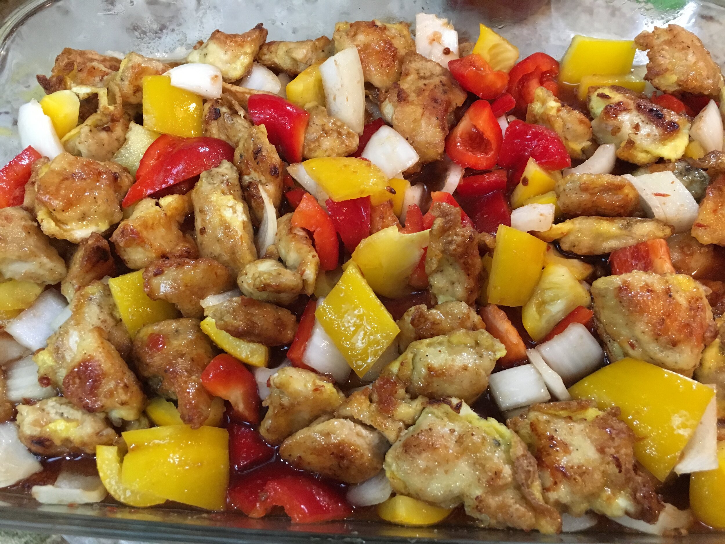 Healthy Homemade Sweet and Sour Chicken