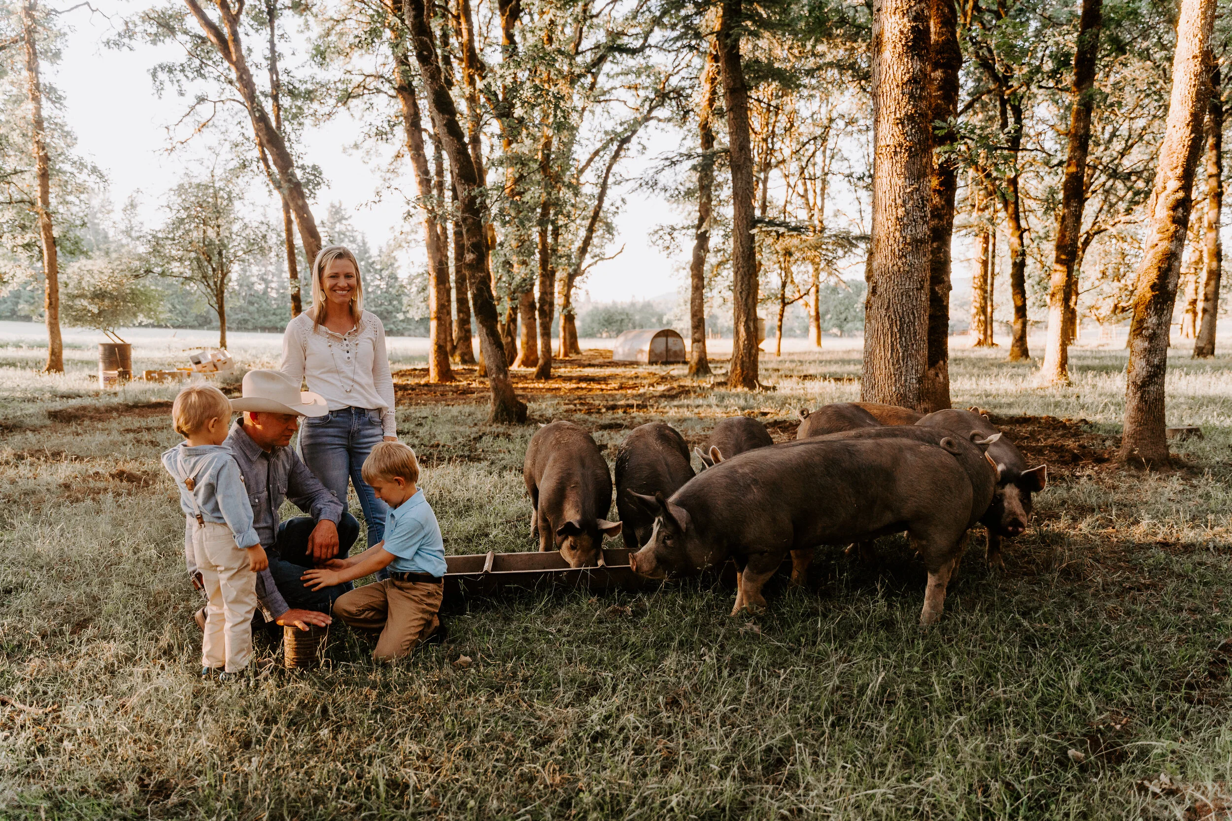 What do I get with a half hog?