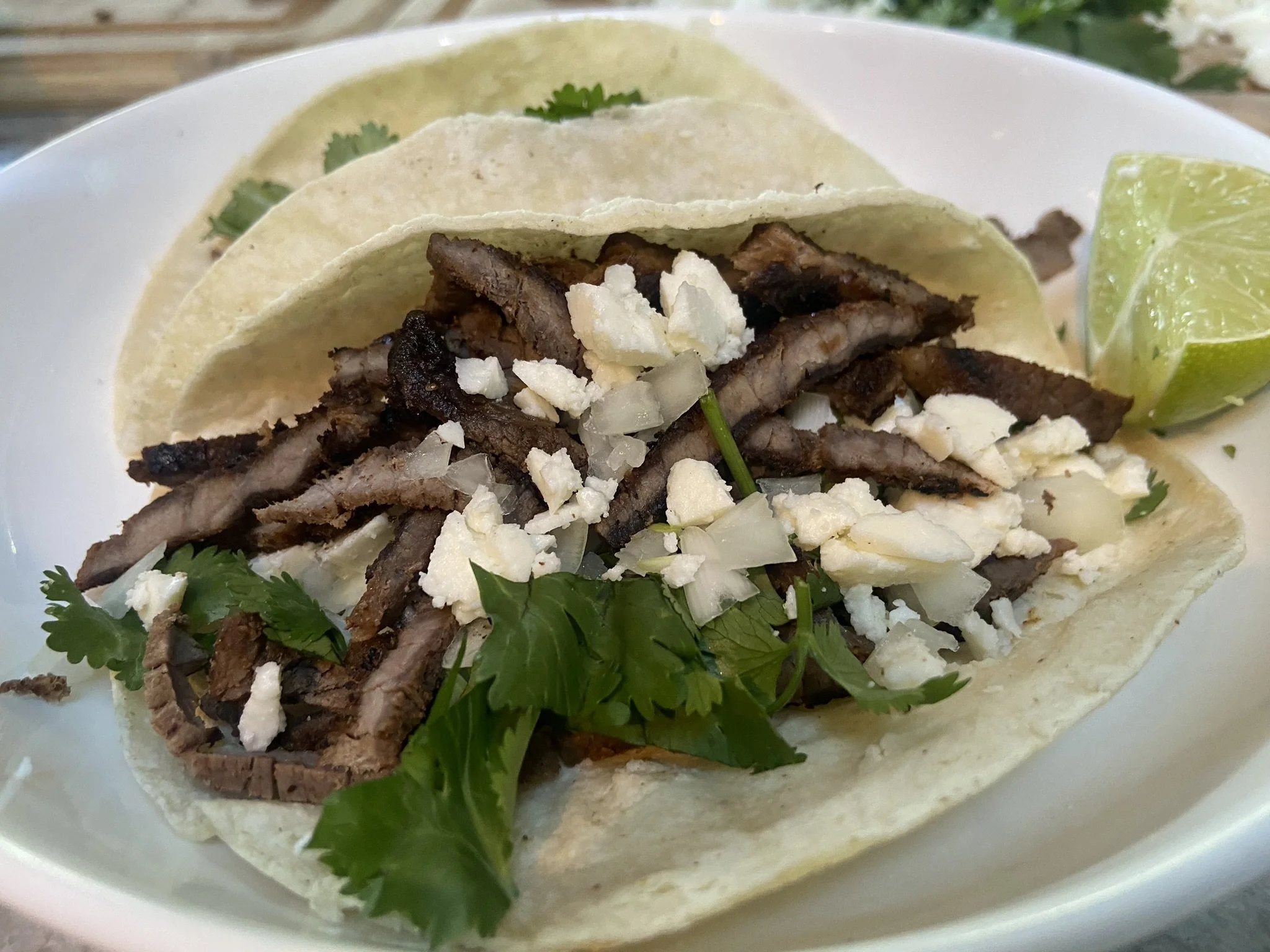 Beef Carne Asada Tacos
