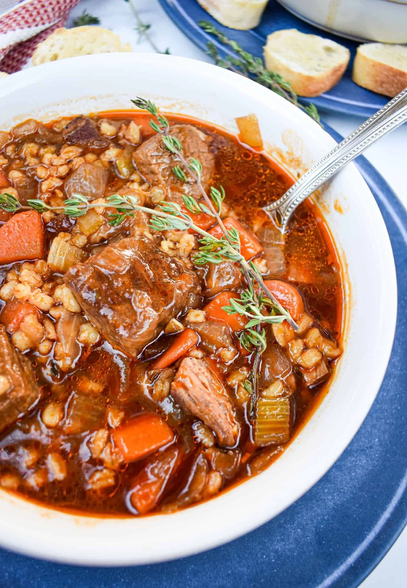Savory Barley Beef Stew