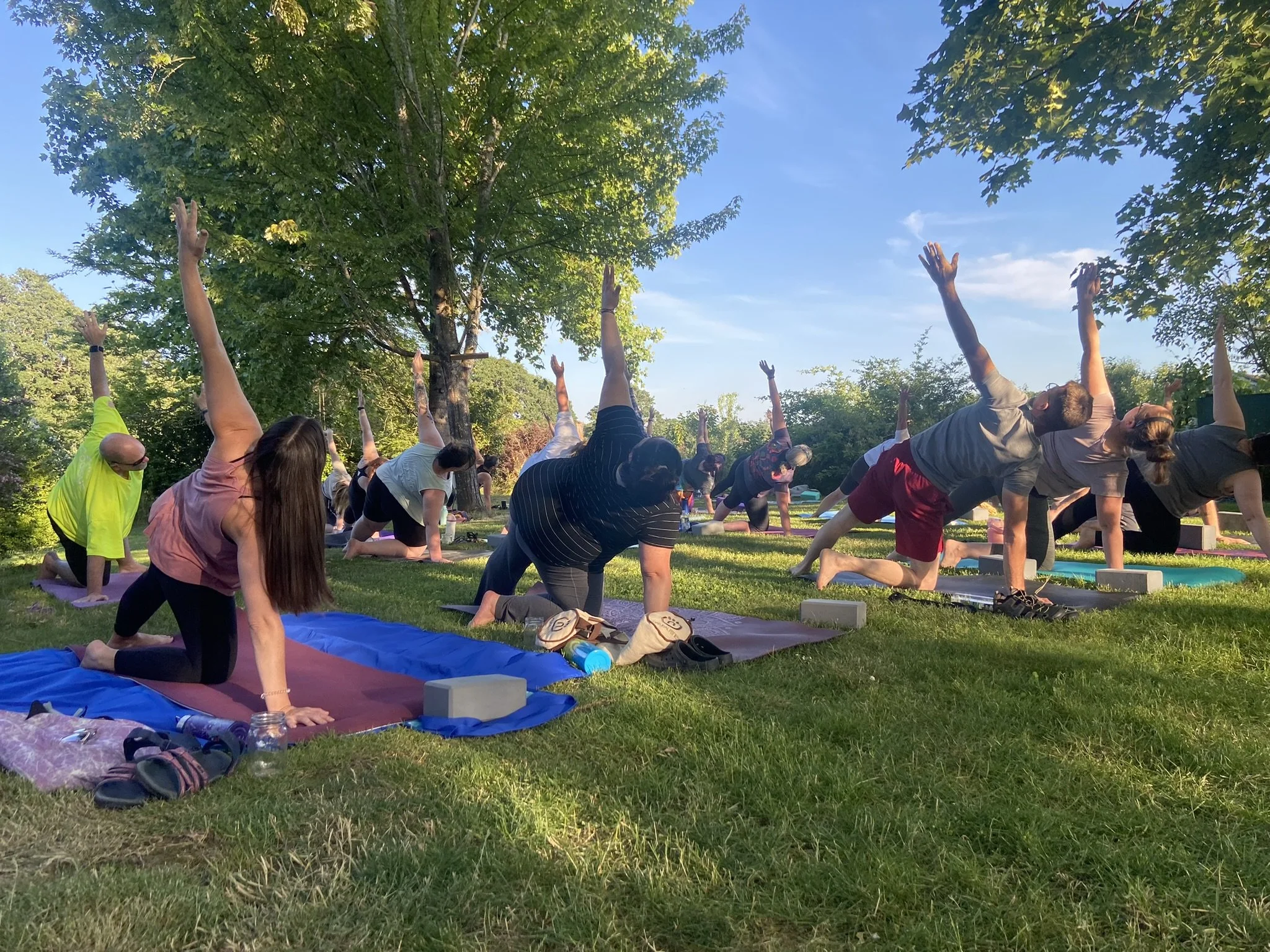 Sunset Yoga On The Farm