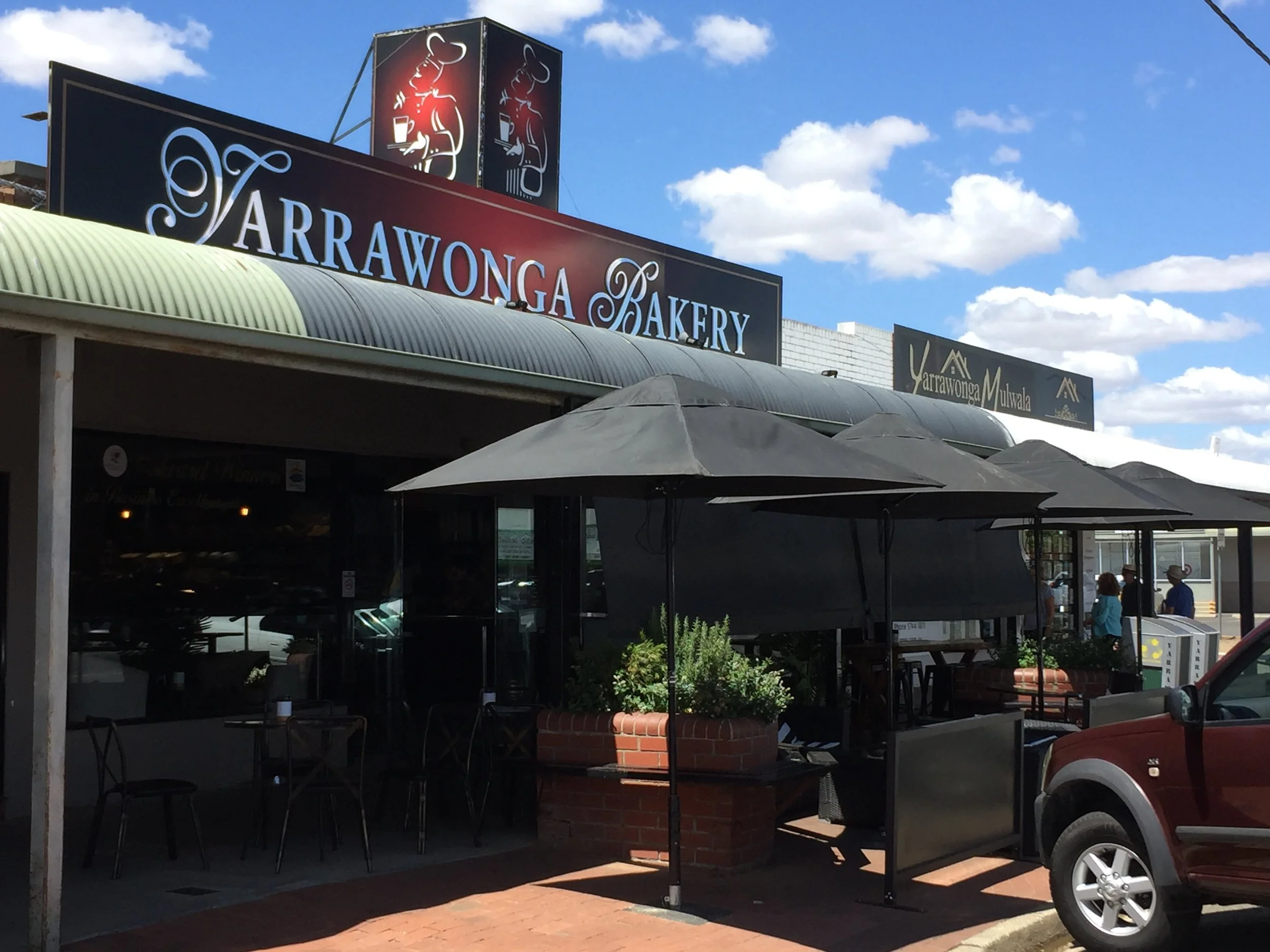 The place for lunch on the Vic / NSW border