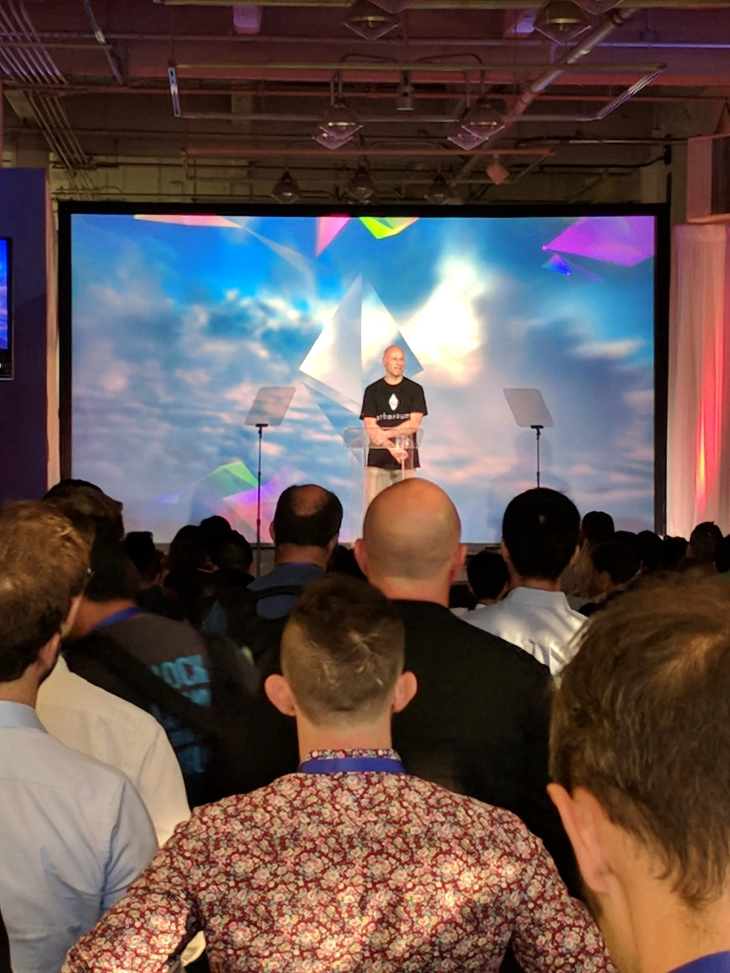 And of course, standing room only when Ethereum Co-Founder Joseph Lubin speaks