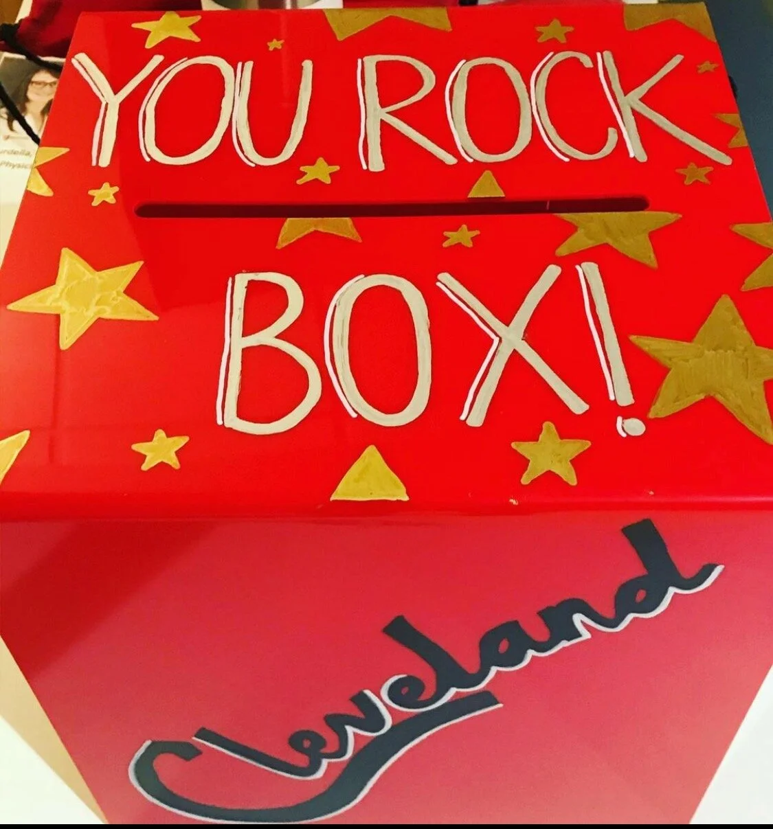 You Rock Box!! Congrats to Dr. Jenny Caprez! 