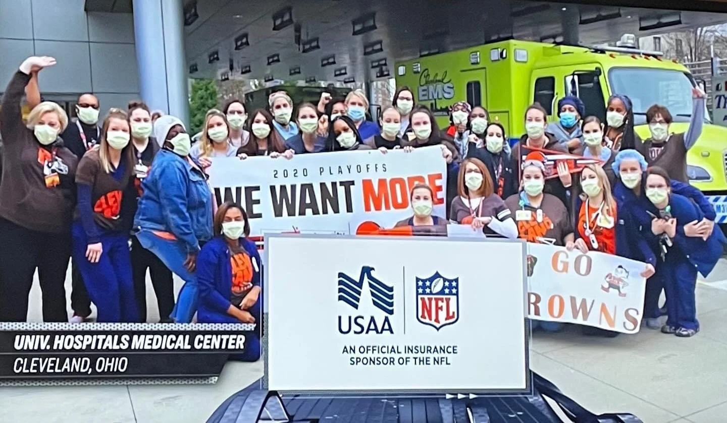 BROWNS WIN First Game of the Playoffs! 