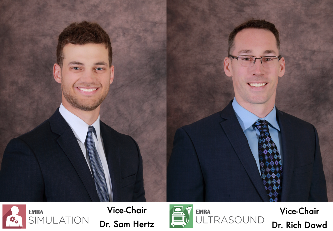 Drs. Hertz &amp; Dowd Appointed EMRA Vice-Chairs! 