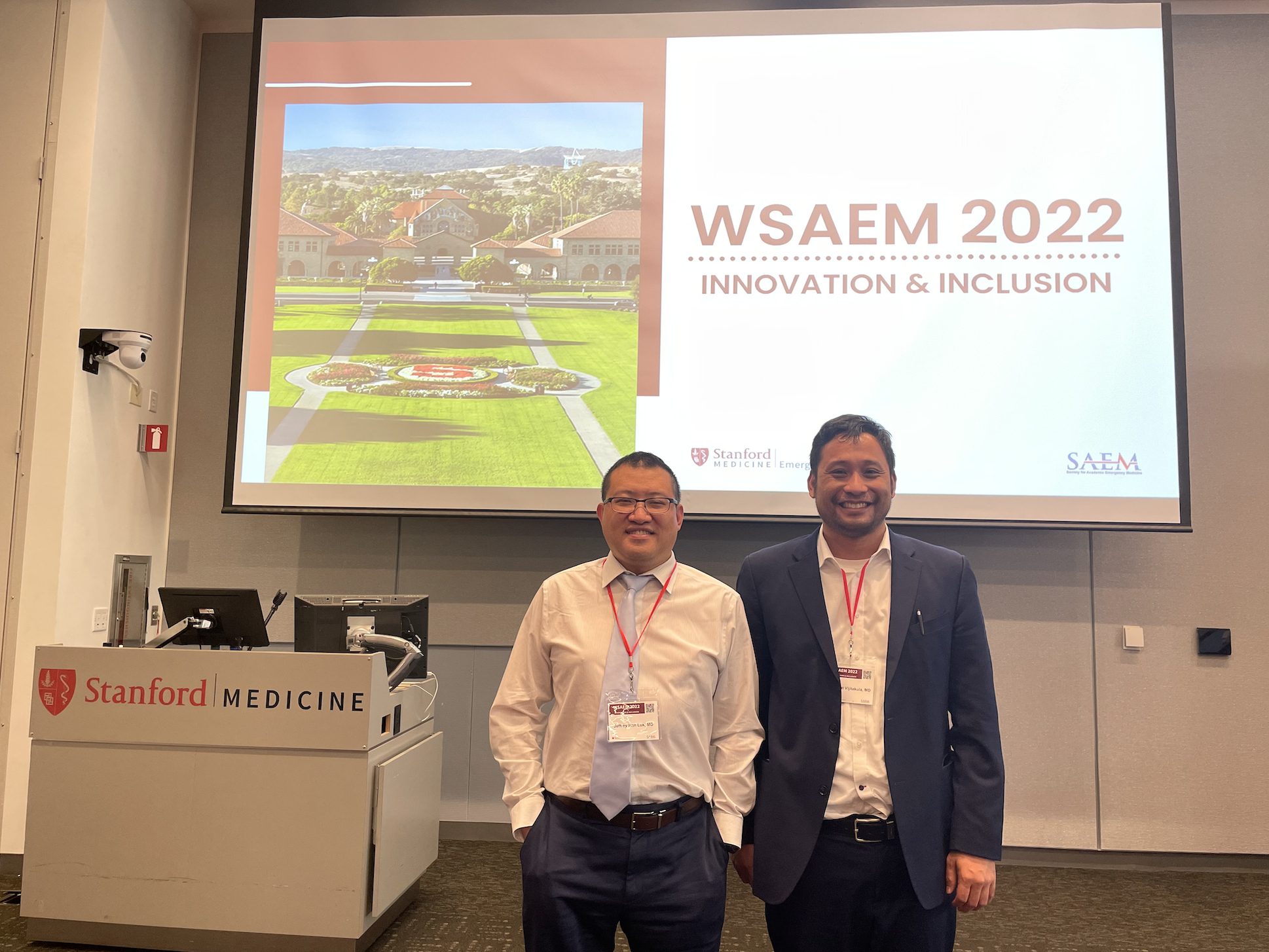 Drs. Luk &amp; Vijitakula Continue Scholarly Representation at WSAEM2022!  
