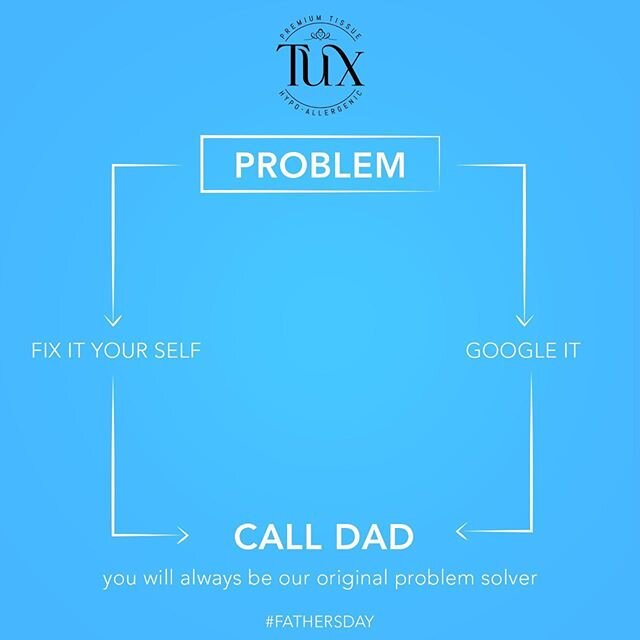 No matter the problem he will always know the fix. 
Happy Father&rsquo;s Day

#FathersDay #Tux #TheNewNormal #StaySafe