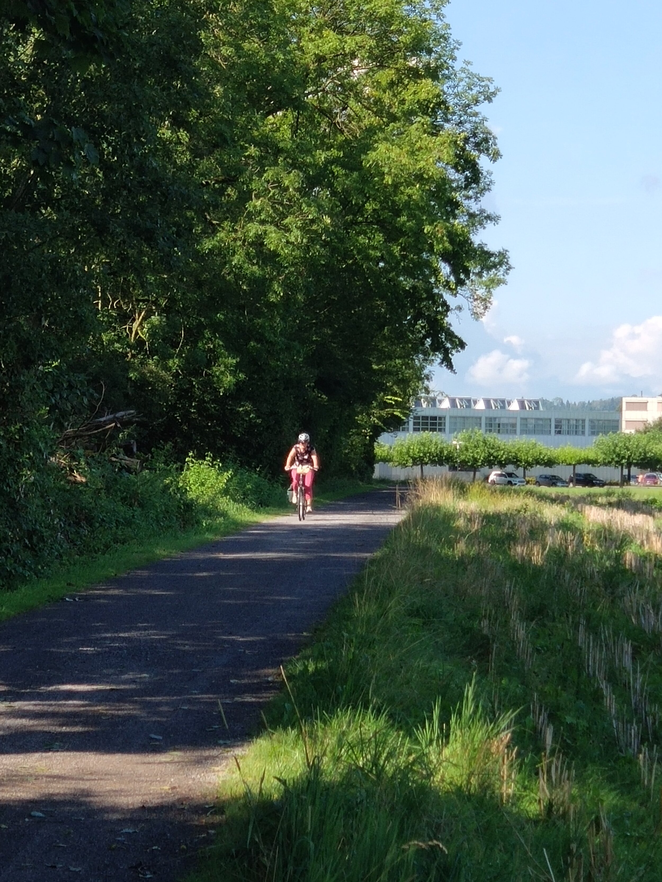 200m away, on a river.