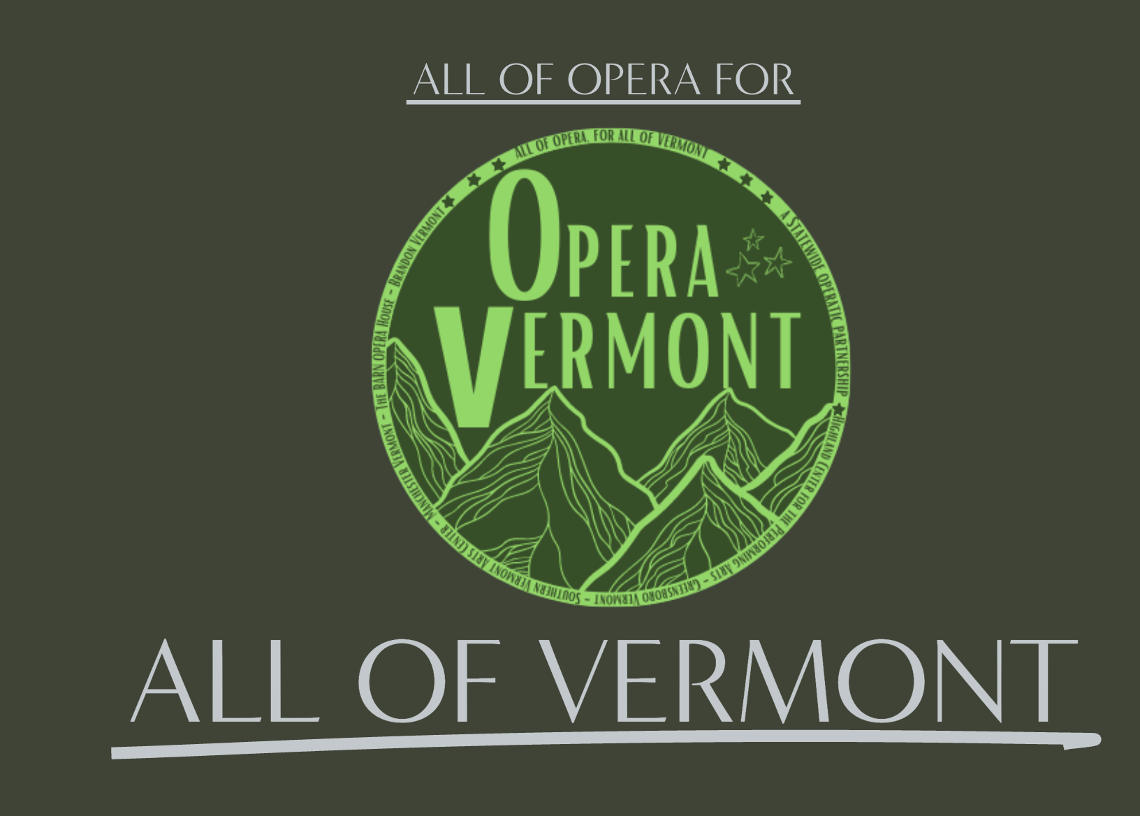 Cosi fan tutte with Opera Vermont