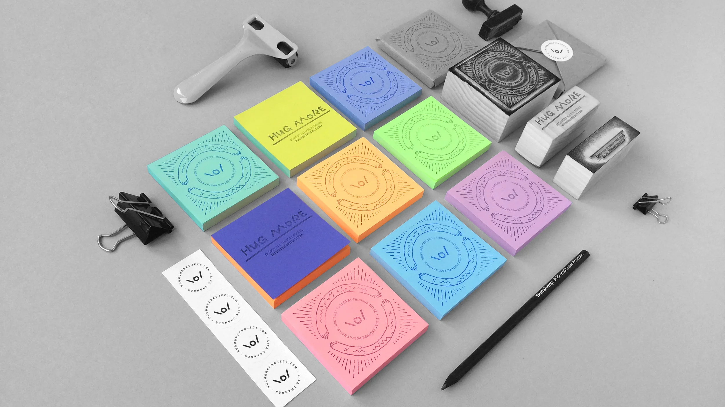 Laser engraved fridge magnets. Available here.