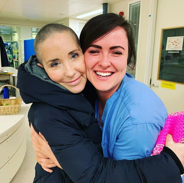 This is the nurse that looked after me when they weren&rsquo;t sure if I&rsquo;d make the night. Today we cried and hugged and felt so grateful for life and for the NHS and the ITU team at Hammersmith hospital. Onwards and upwards! @spry_workwear