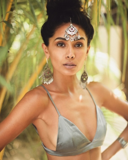 LUX Triangle Bra - Water