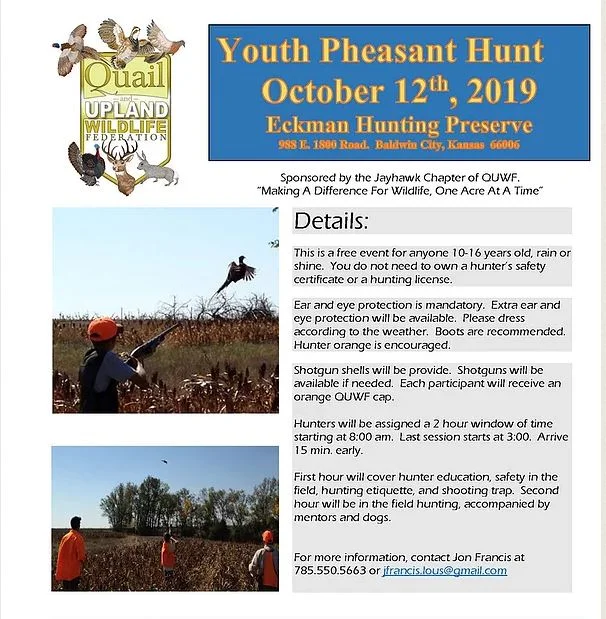 QUWF Youth Pheasant Hunt