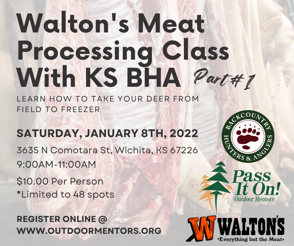 Walton's Meat Processing Class with KS BHA &amp; Outdoor Mentors 