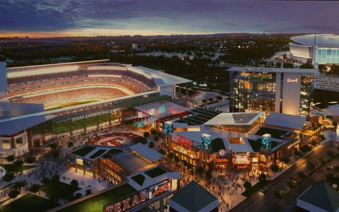 Texas Live Elevates Arlington Among Major League Cities Ballpark Estates Townhomes