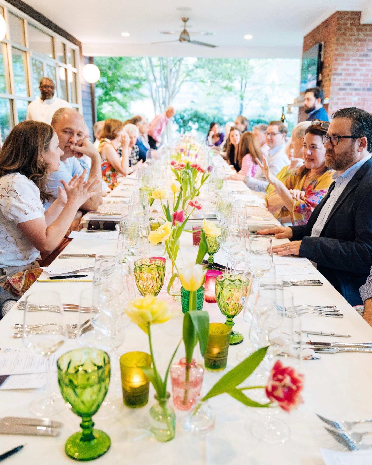 #CLTWineandFood Week presented by @truist held a vintner dinner generously hosted at the private residence of Bruce and Leslie Schlernitzauer, proprietors of @porcupineprovisions, who also curated and cooked the evening&rsquo;s menu. The dinner featu
