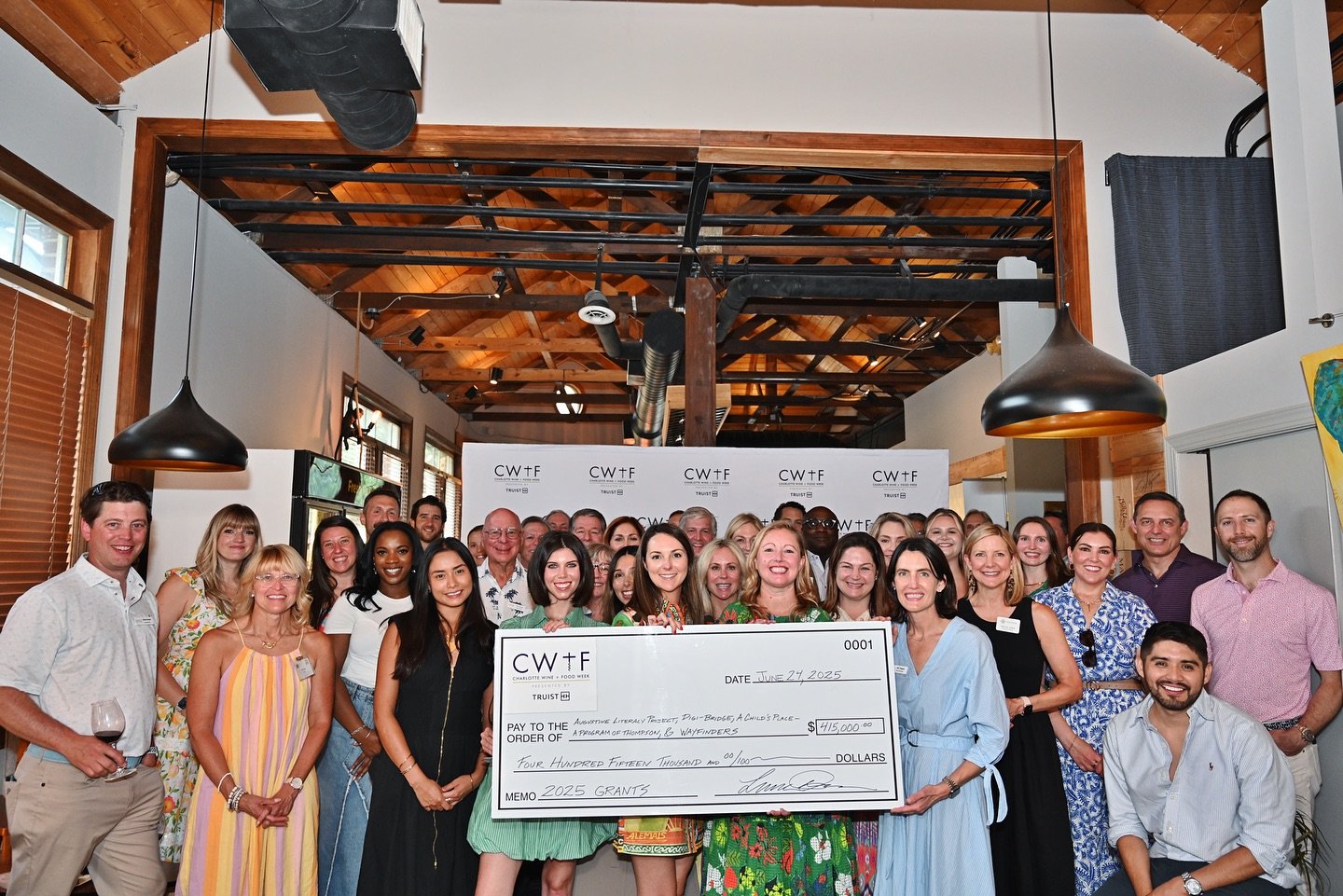 🎉 We proudly wrapped up Charlotte Wine + Food&rsquo;s 37th year of fundraising by distributing $415,000 to four Charlotte-area children&rsquo;s charities at our Check Presentation #Celebration!

This year&rsquo;s beneficiaries include:
 💜 A Child&r