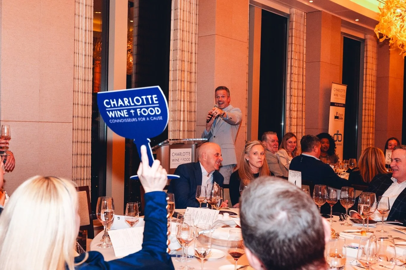 The energy in the room was unreal during the live auction at #CLTWineAndFood&rsquo;s 8th Annual @bankofamerica Winter Warm-Up featuring @shafervineyards 🎉

From the first paddle raise to the final bid, five standout lots sparked competitive bidding 