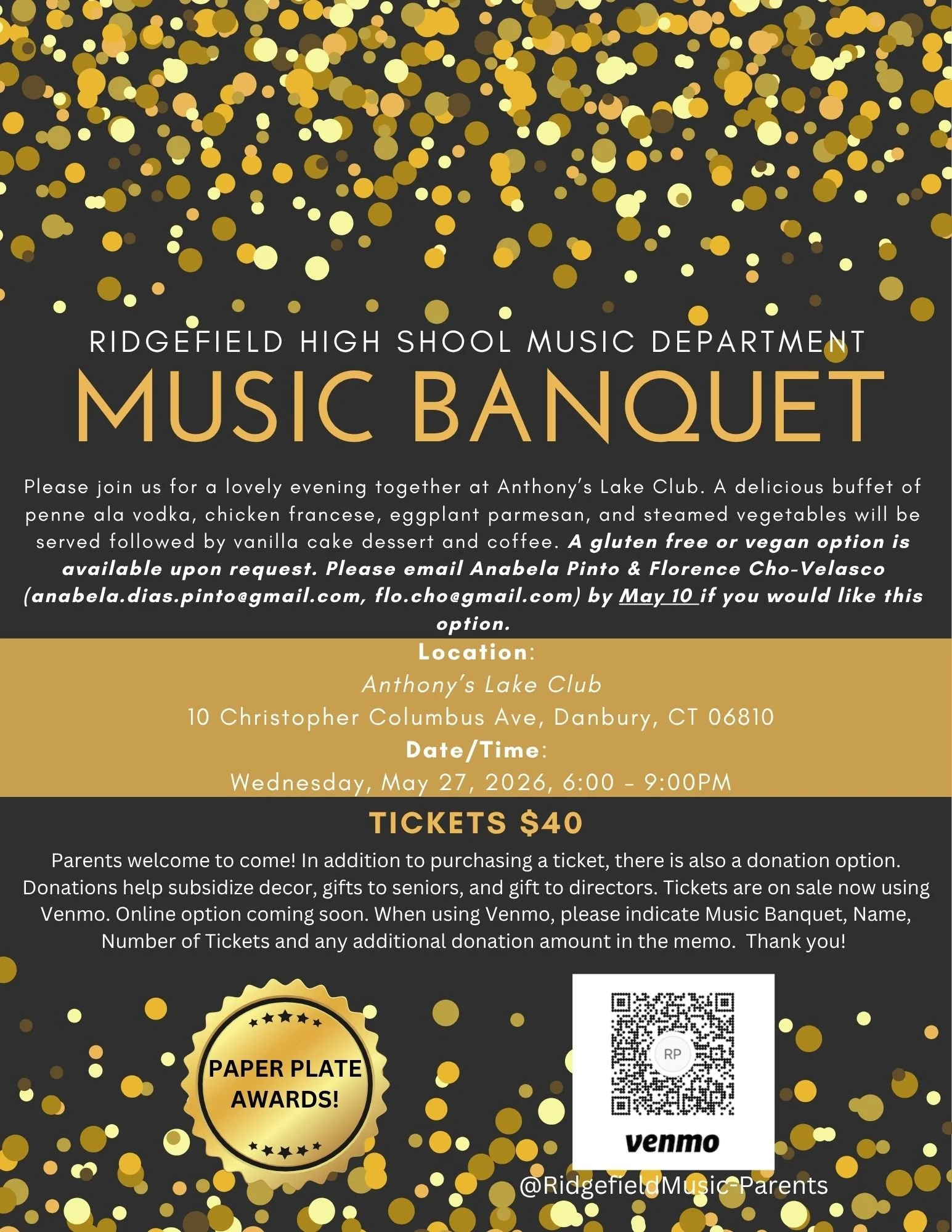 Music Banquet Tickets 2026