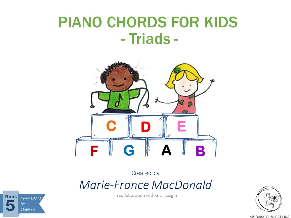 Book 5 - Piano Chords for Kids - Triads