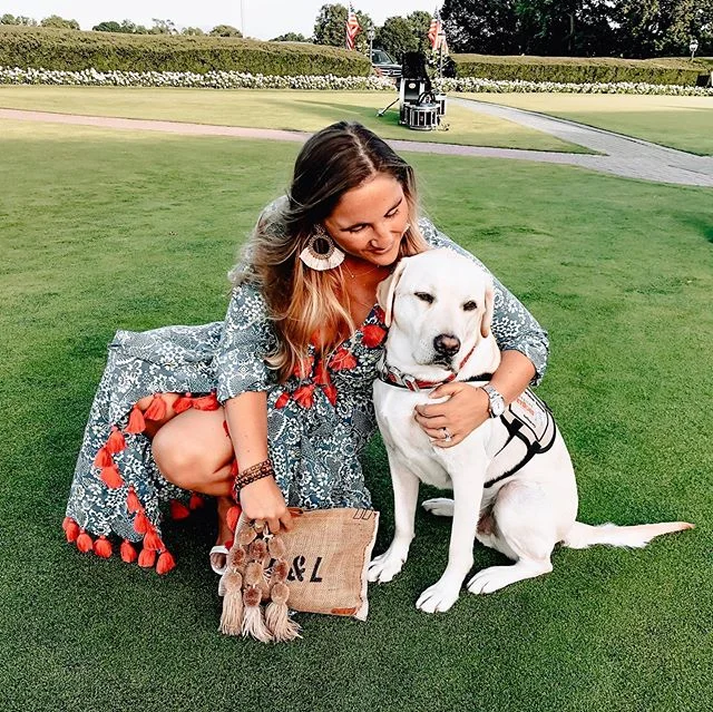 Yesterday we celebrated support for @americasvetdogs🇺🇸their mission is to help those who have served our country honorably live with dignity and independence❤️VetDogs place trained service dogs to veterans with PTSD, physical disabilities, guide do