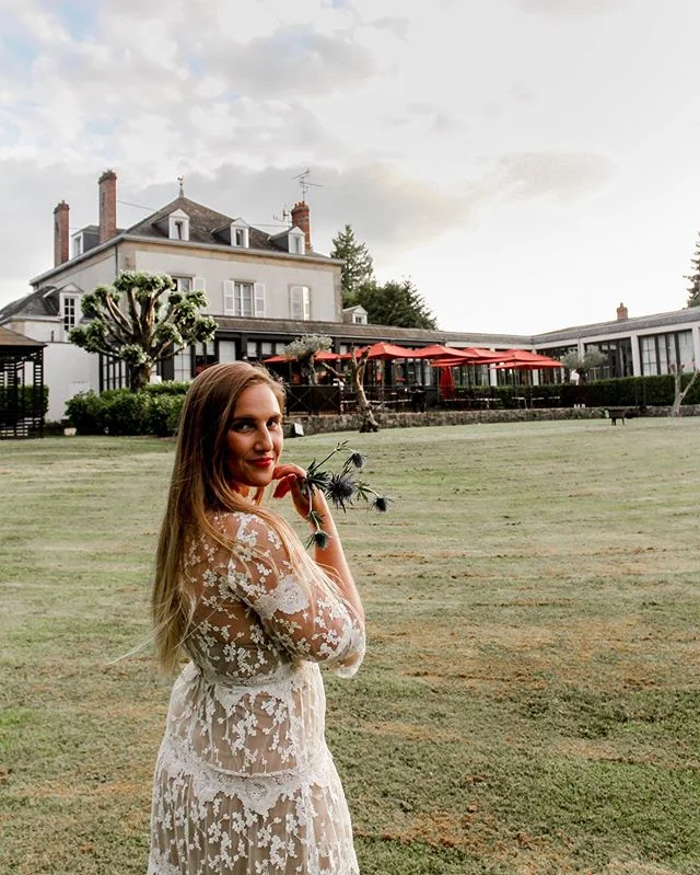 @chapellesaintmartin&rsquo;s historic 19th century chateau is surrounded by traditional gardens, ponds, and beautiful centuries-old trees🌲this @relaischateaux hotel is the perfect place to unwind🍃and in our case, the perfect place to celebrate our 