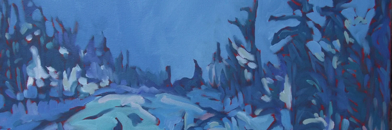 Detail of Painting by Kaija Savinainen Mountain