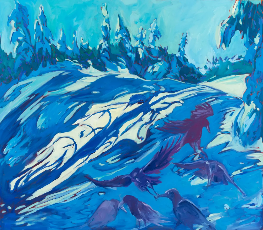Raven’s Journey | 42” x 48” | Oil on canvas | $3800