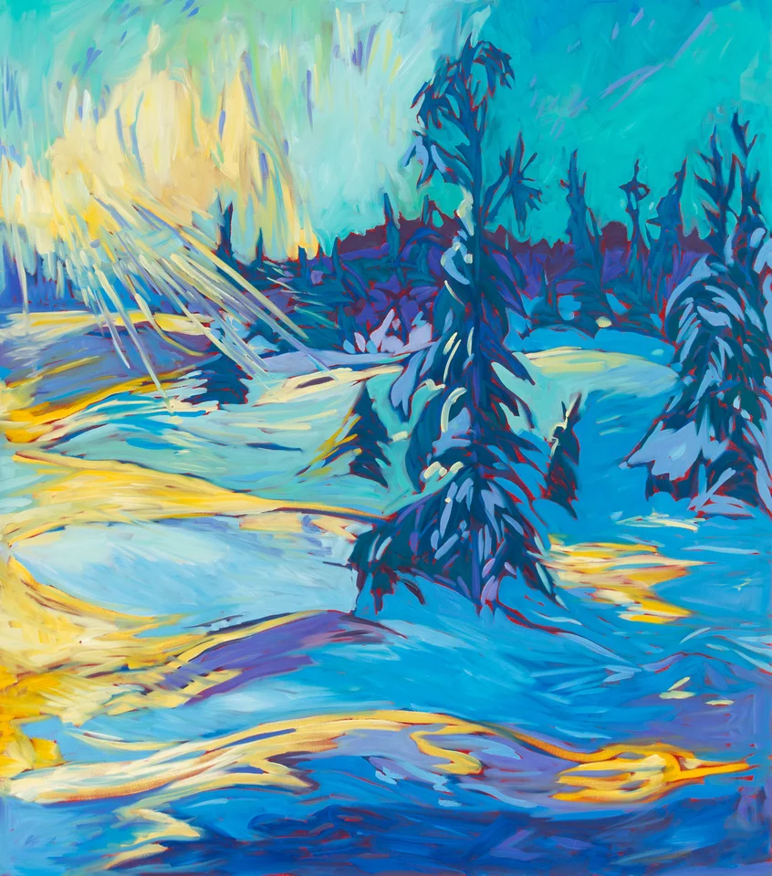 Raven’s Land | 42” x 48” | Oil on canvas | $3800
