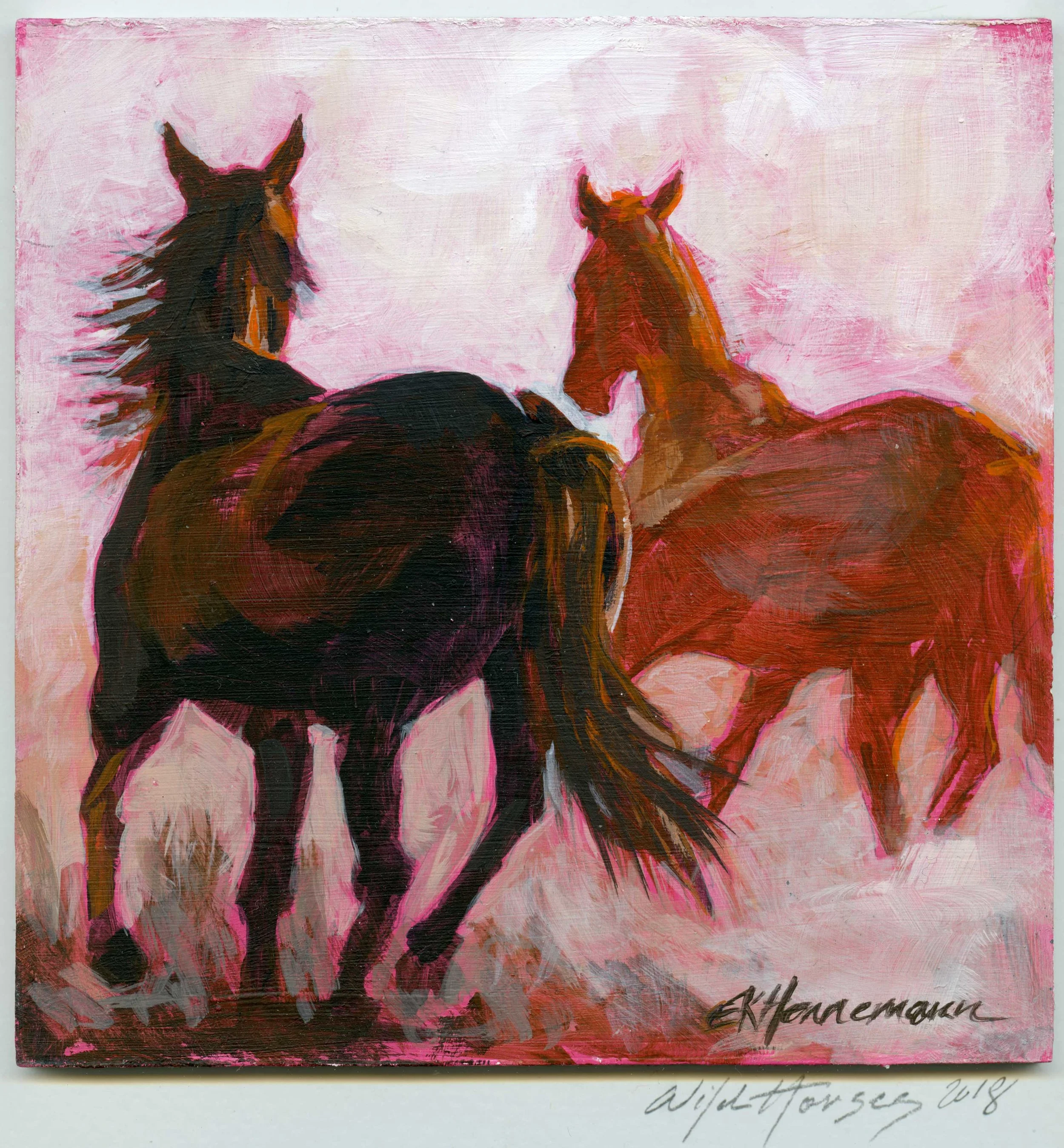 Wild Horses | 6” x 6” | Acrylic | $125 |
