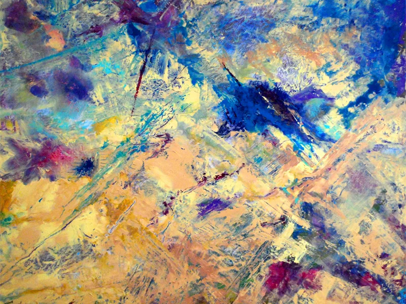 Golden Mantra | 36” x 48” | $2500