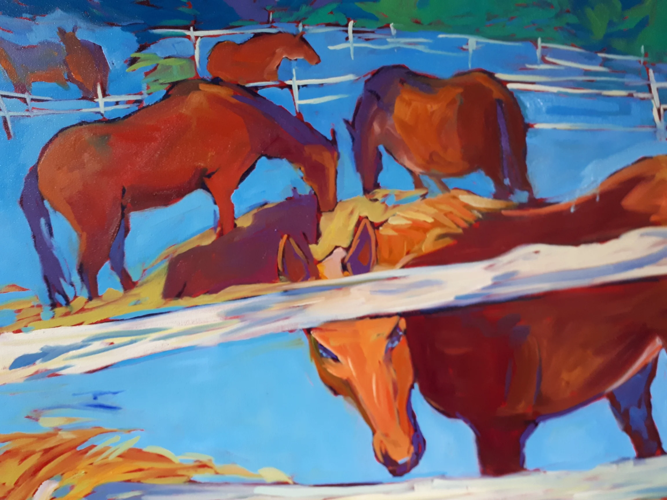 Hello | 30” x 30” | Oil on canvas | $1600