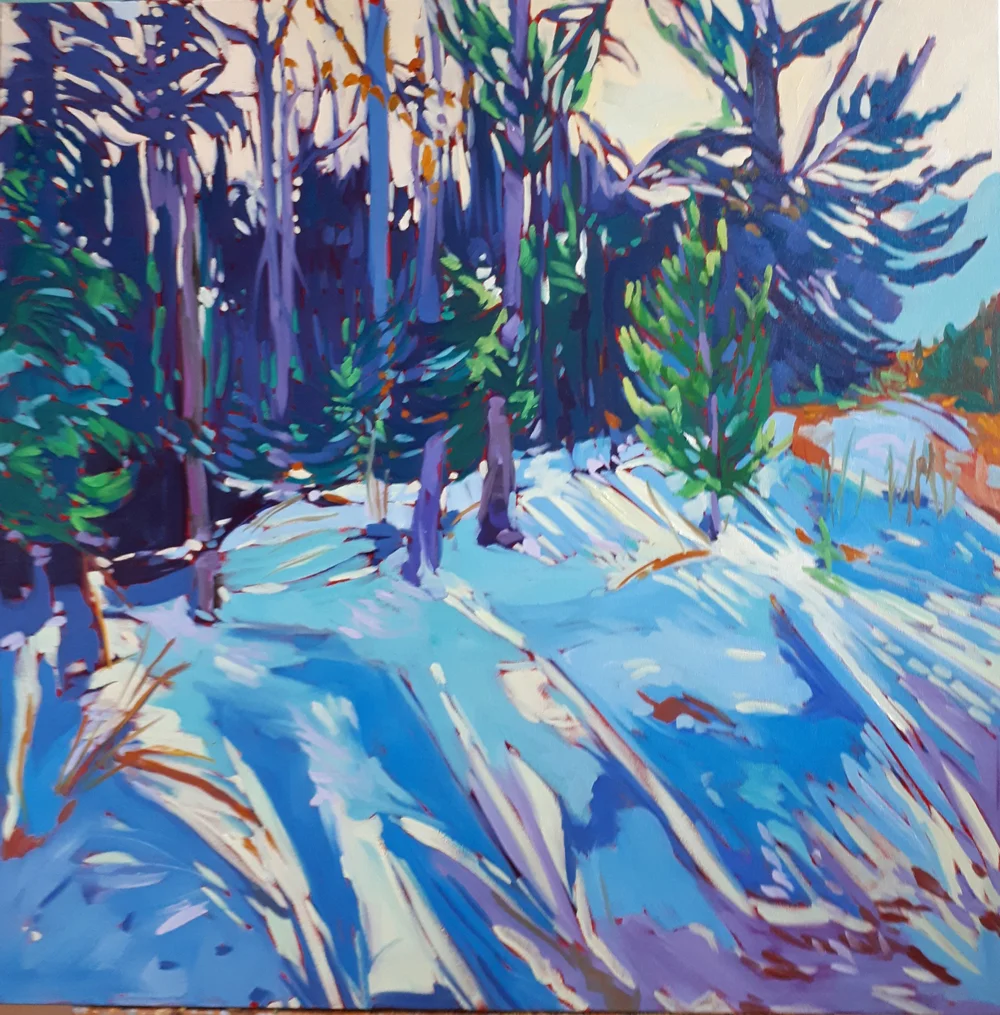 Winter Shadows | 30” x 30” | Oil on canvas | $1,600