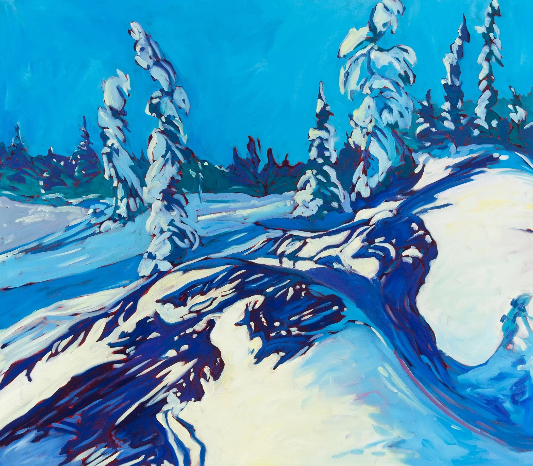 Raven's Flight | Northerns' Series | Oil on canvas | 42” x 48” | SOLD