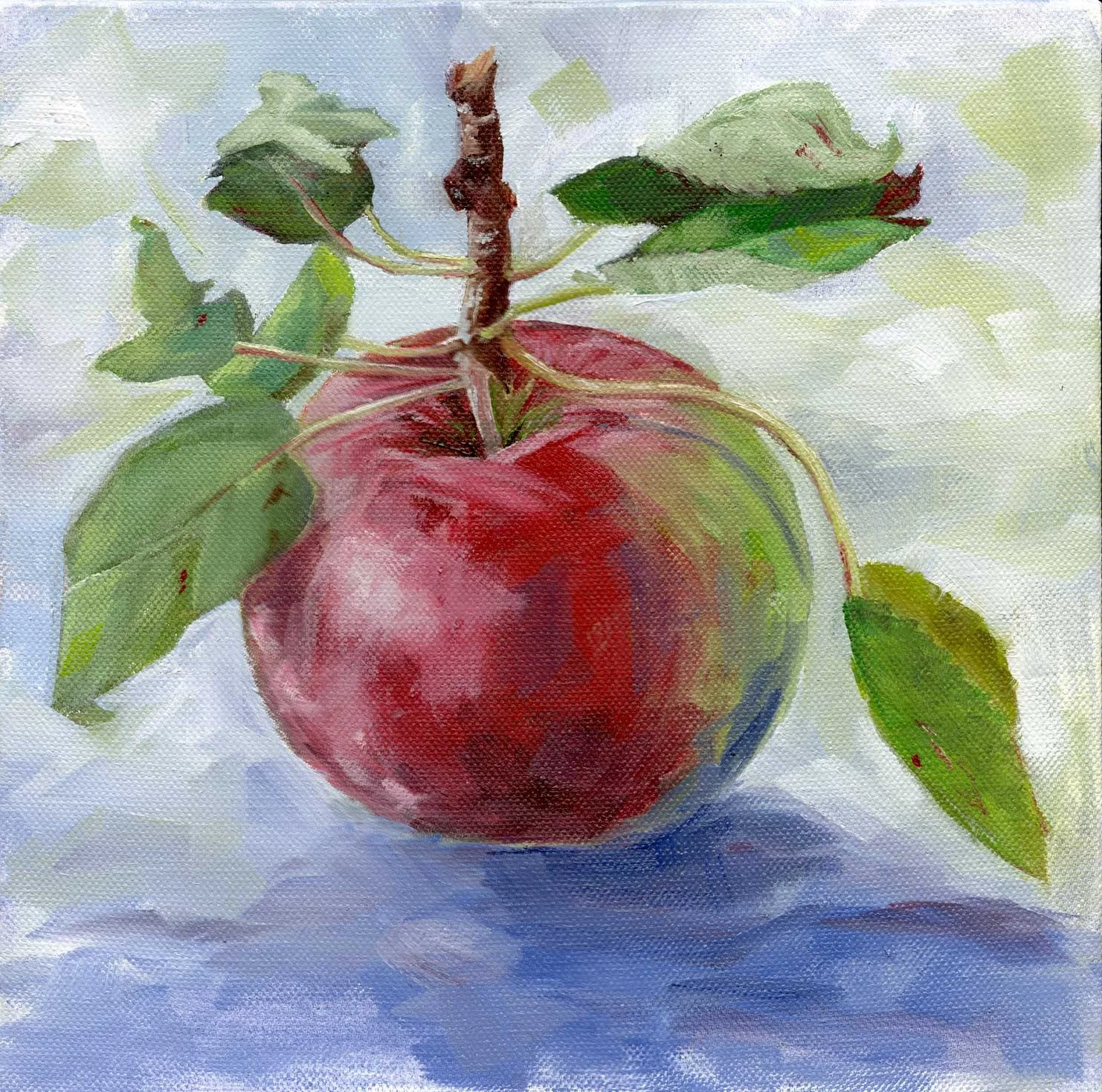 The Apple | 10" x 10" | Oil | Gallery Canvas | SOLD
